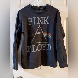 Pink Floyd Dark Side of the Moon Raglan Graphic Sweatshirt Charcoal M unisex